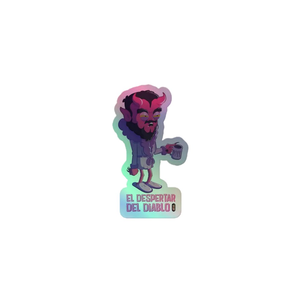 El Despertar del Diablo - Sticker (Holographic Kiss Cut) product image (1)