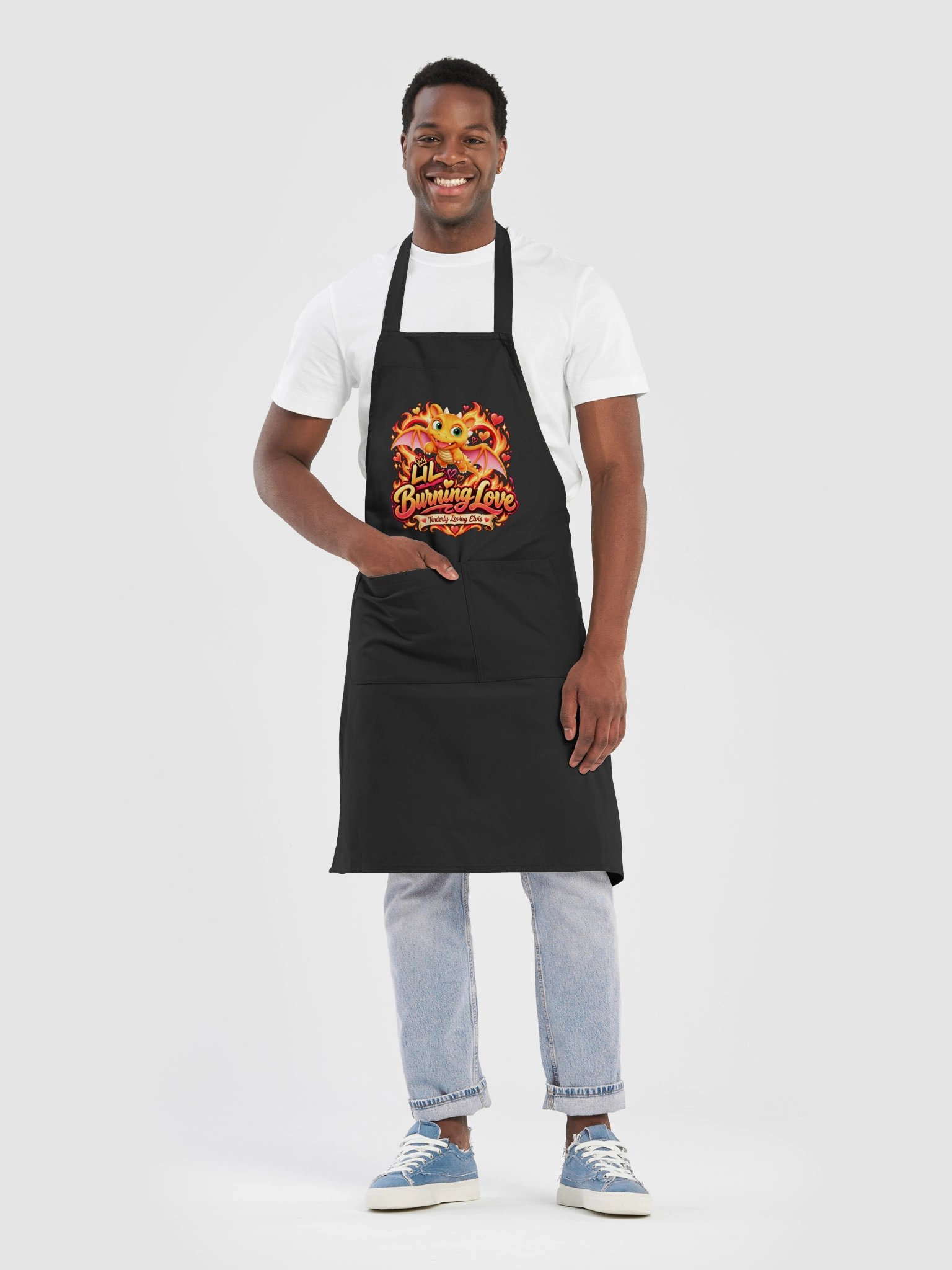 LIL Burning Love Baby Dragon Apron product image (1)