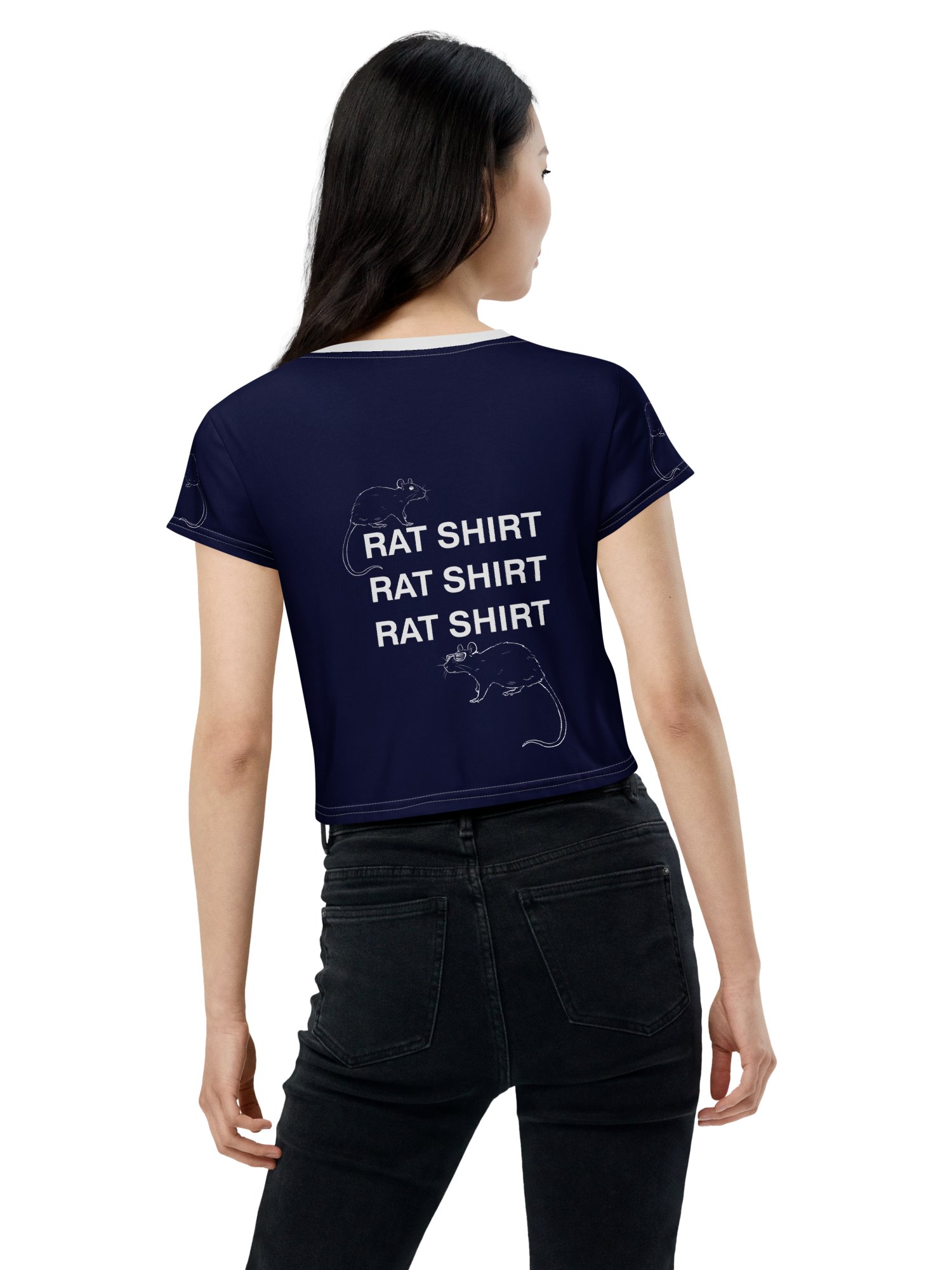 Rat Shirt ft. Rats crop tee product image (2)