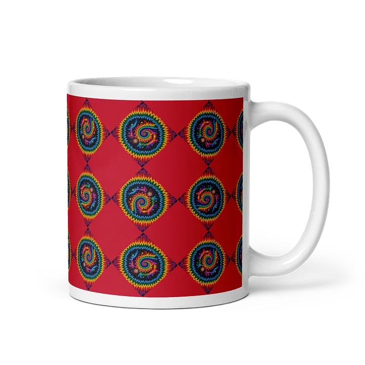 Rainbow Spiral Tile Mug product image (1)
