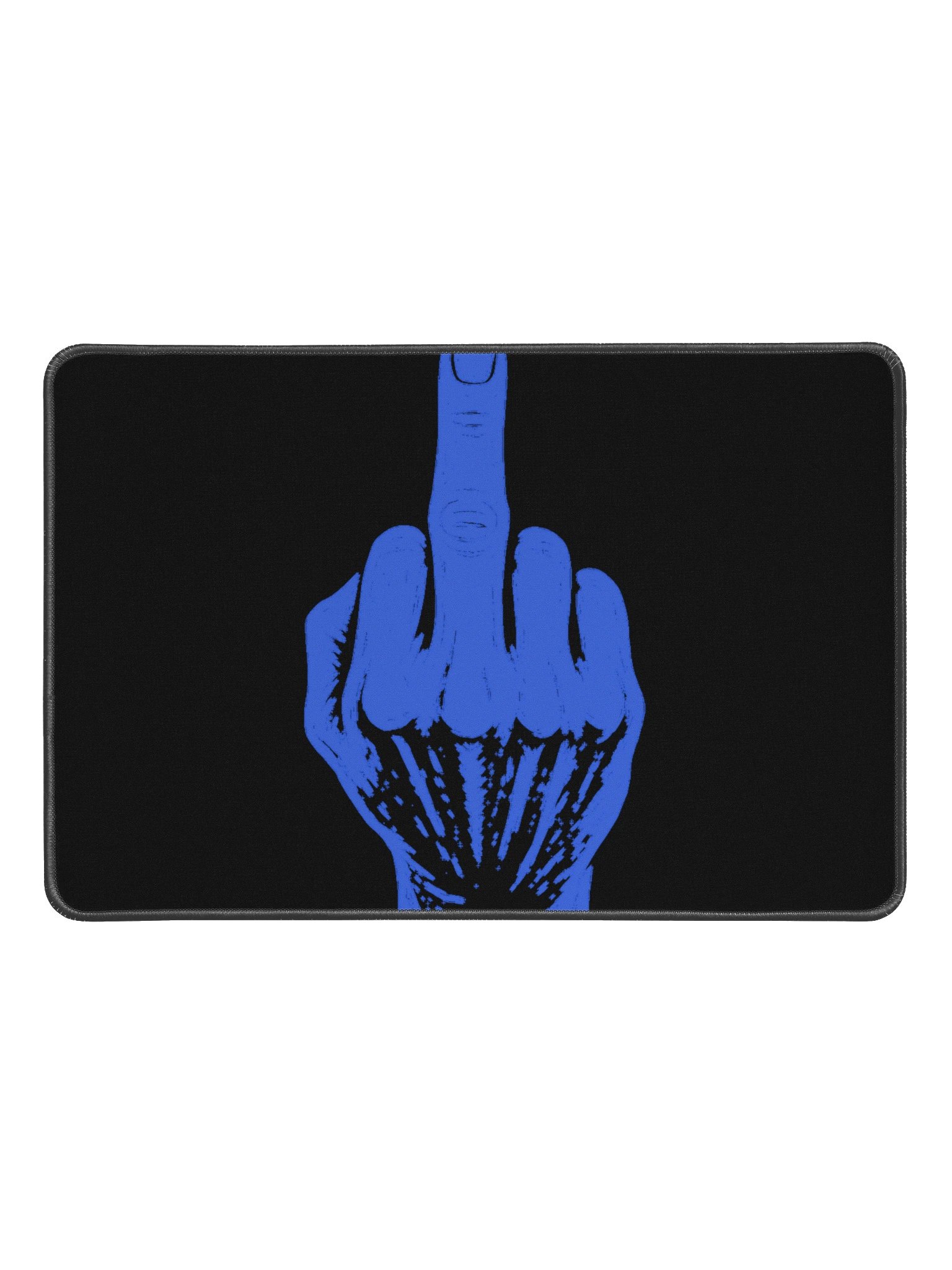 No ShopCo Middle Finger Desk Mat - Royal product image (1)