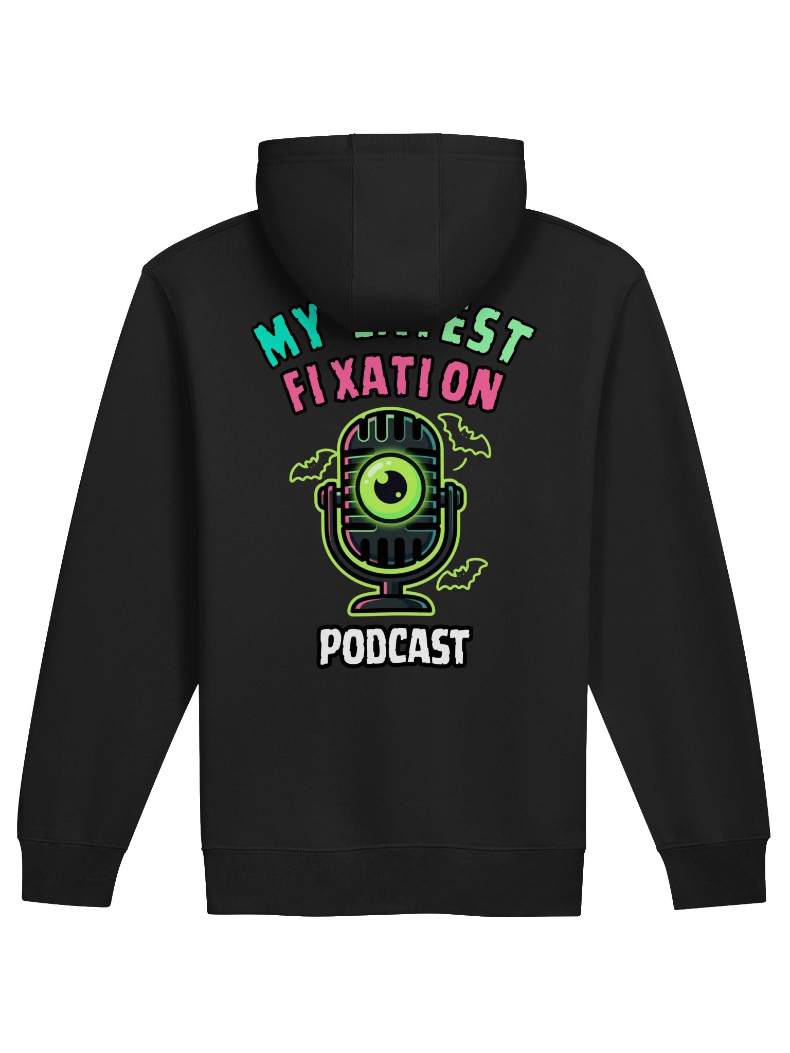 Stay Curious and Tune In Neon Zip Hoodie product image (2)