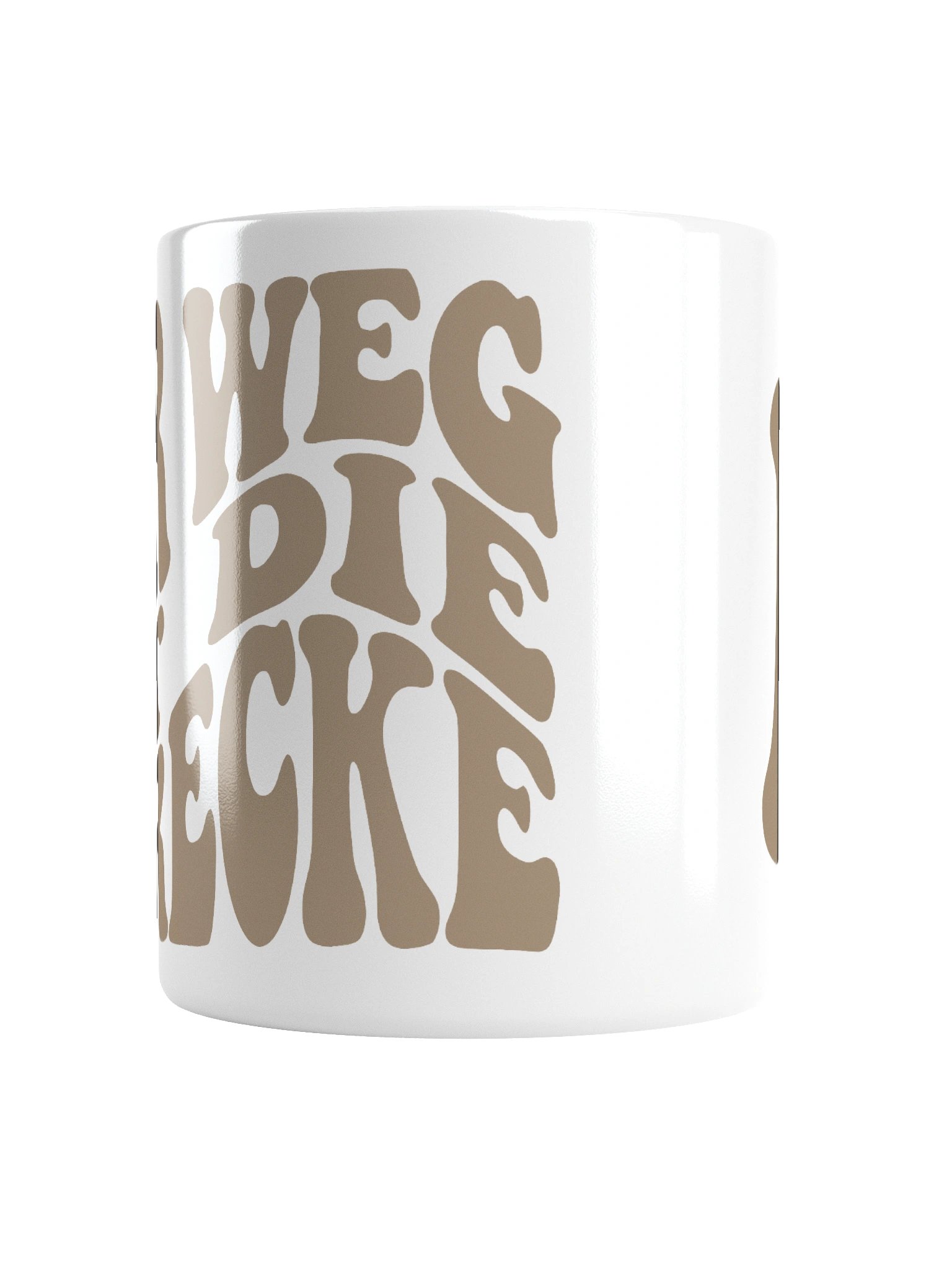 Der Weg ist die Strecke - Tasse Weiß product image (6)