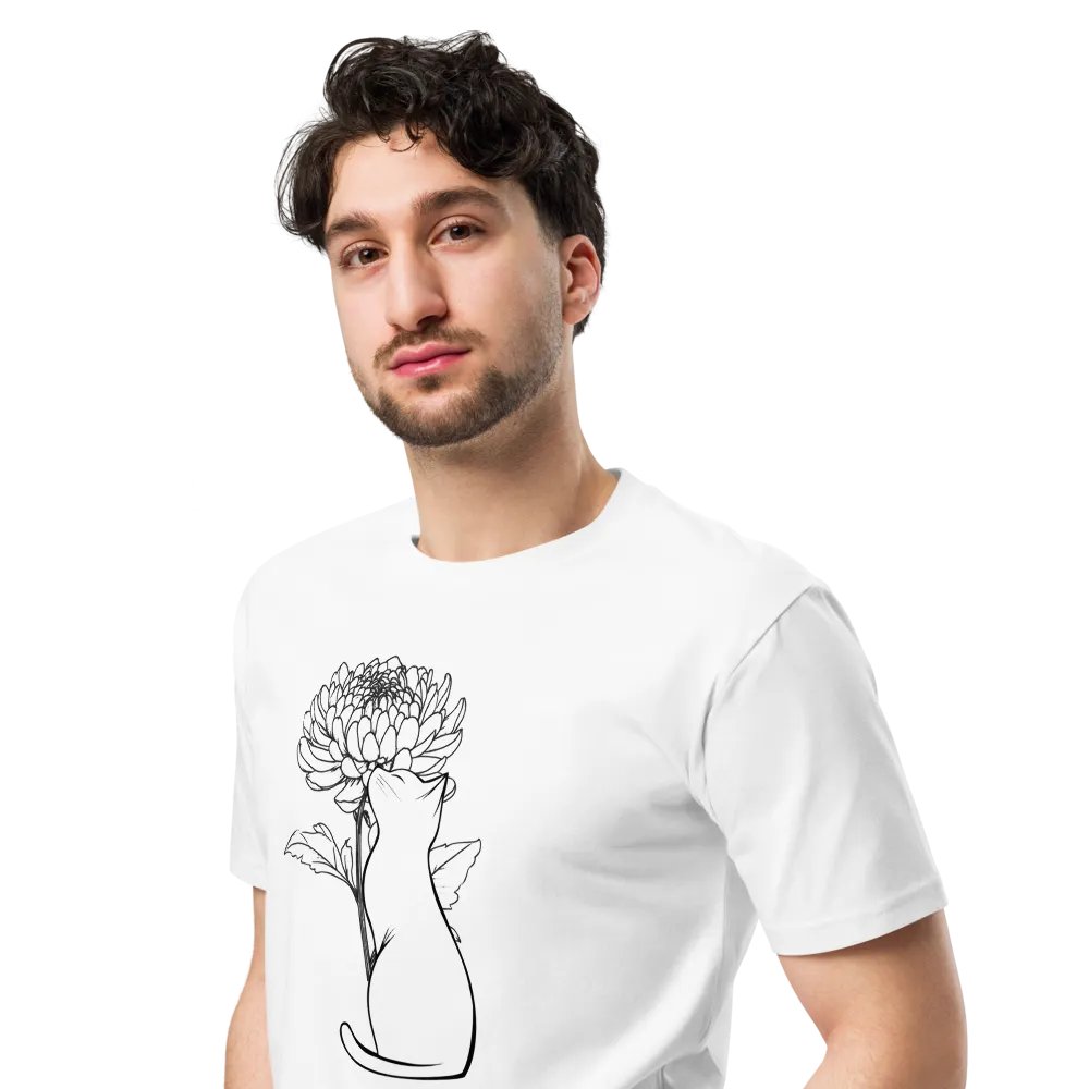 Chrysanthemum Cat Supreme Comfort Crew Neck T-Shirt product image (19)