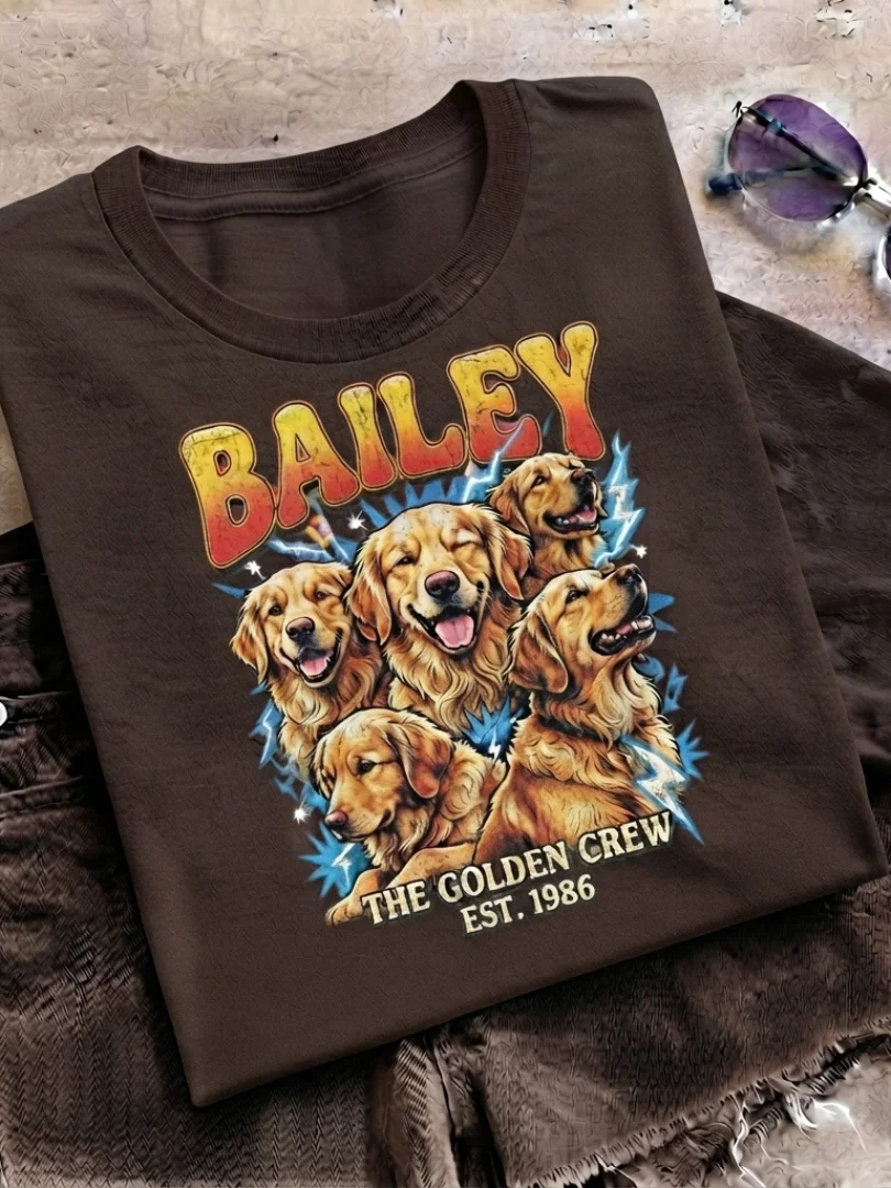 Bailey Golden Retriever Vintage T-Shirt product image (1)