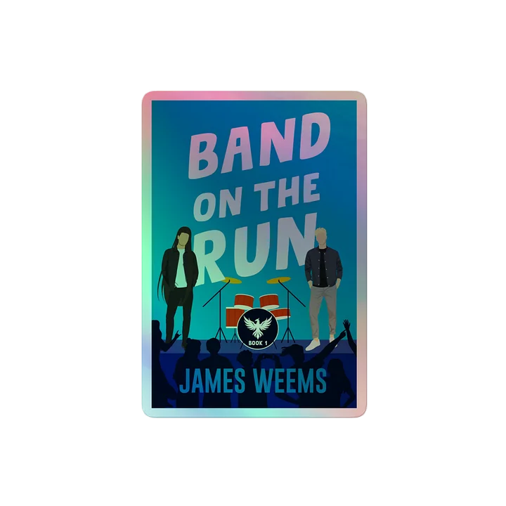 Band on the Run Holographic Sticker product image (2)