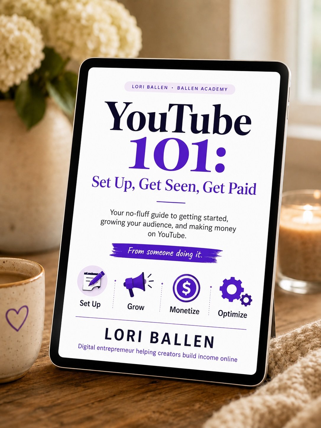 YouTube 101: Set Up, Get Seen, Get Paid product image (1)
