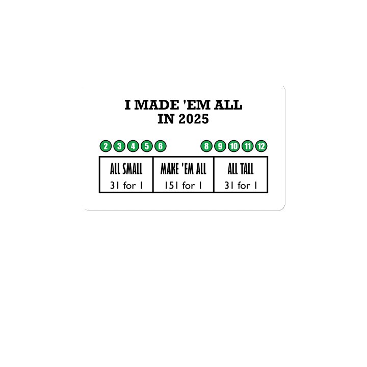 Made 'Em All 151 for 1 (Magnet) product image (2)