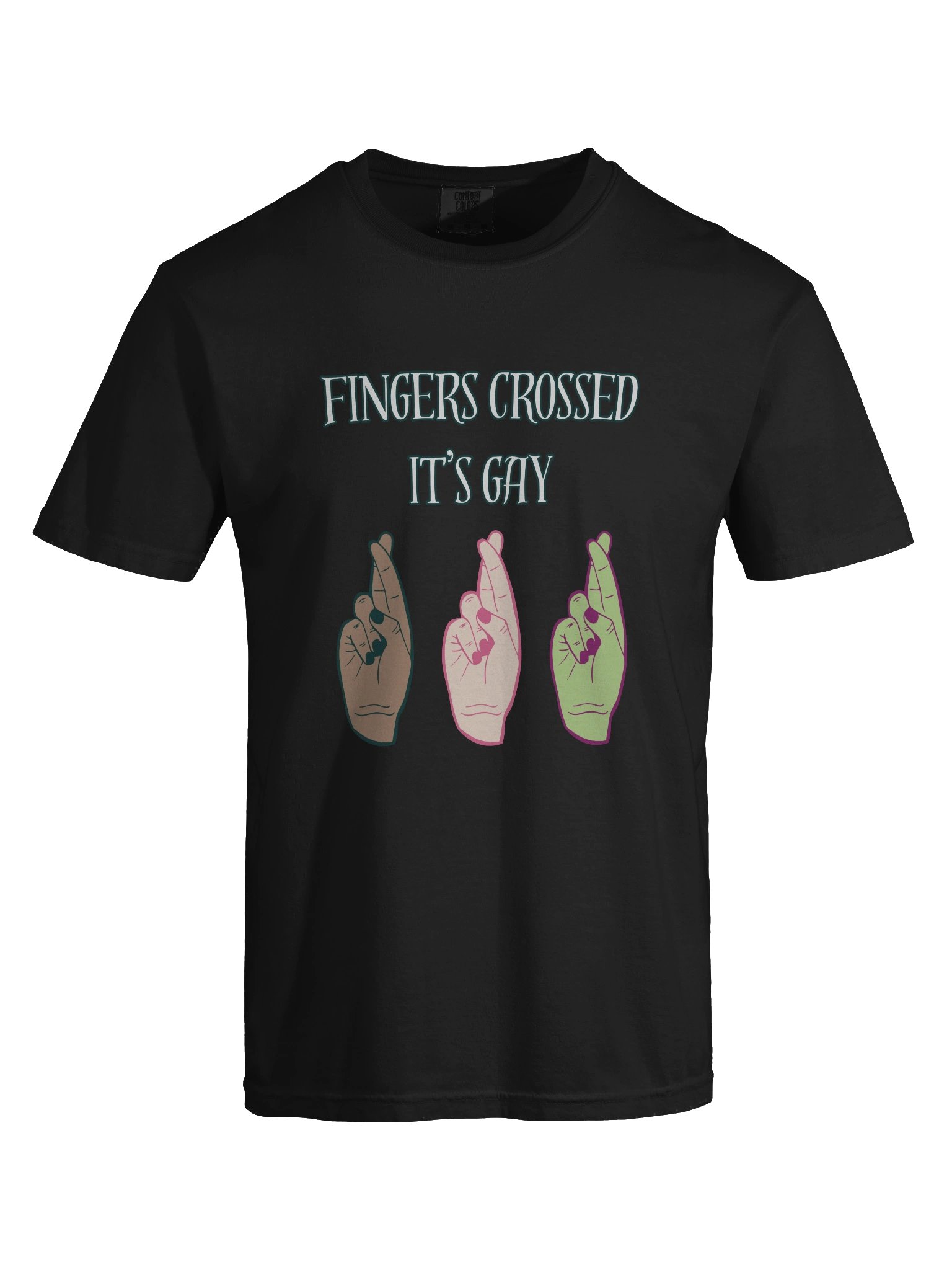 Fingers Crossed Heavy Shirt product image (33)