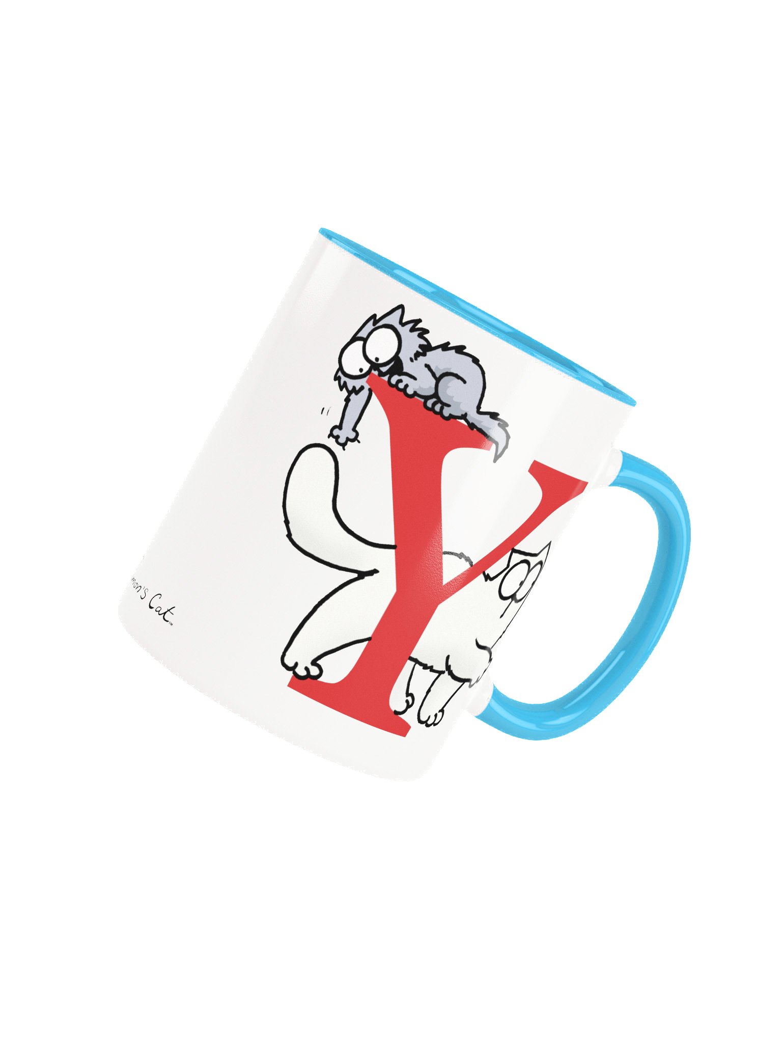 Cat Monogram Mug - Y product image (4)