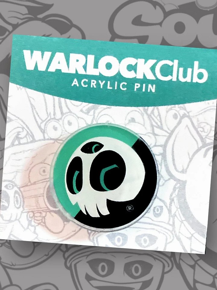Warlock Club Acrylic Pin product image (2)