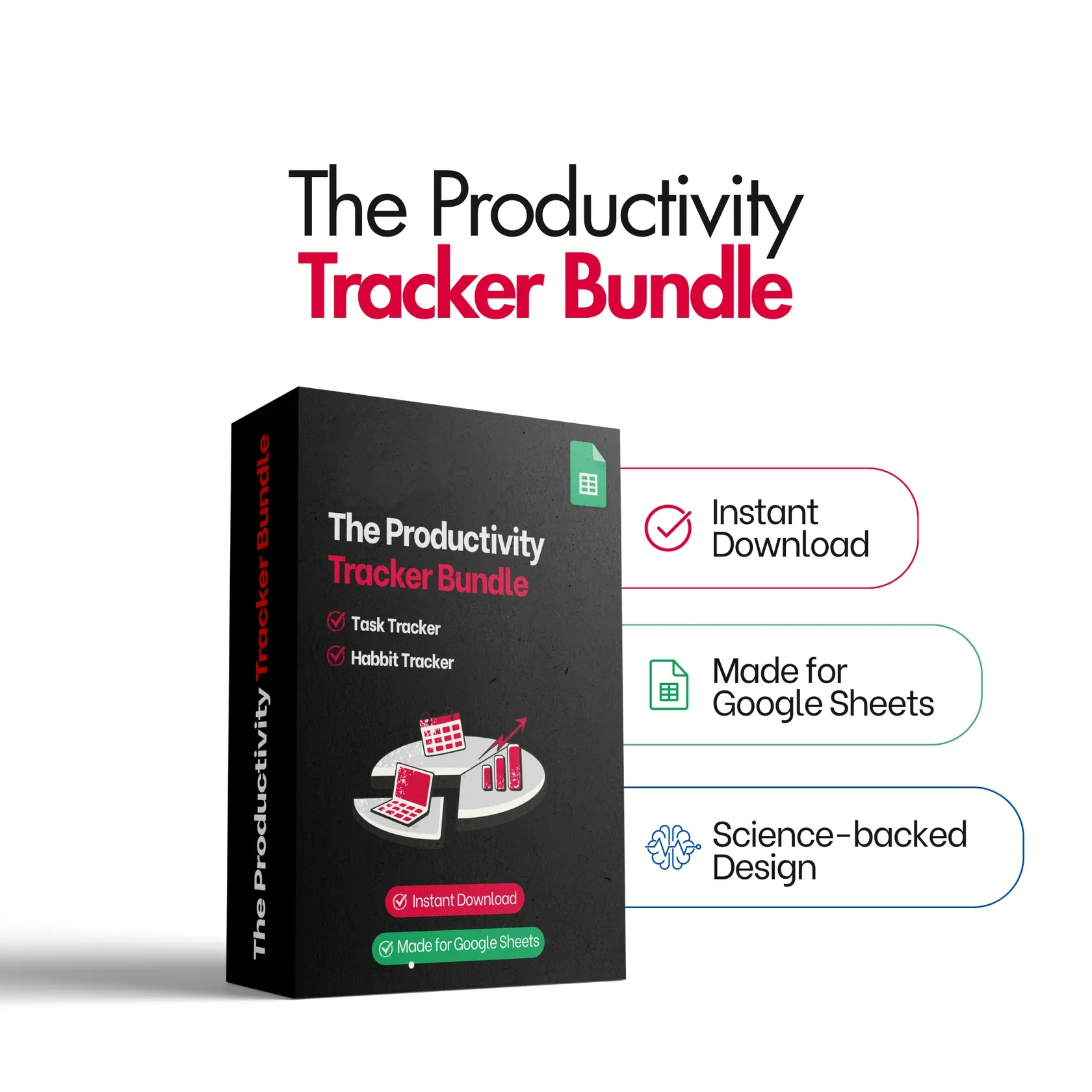 NEWAURA Progress Productivity Tracker Sheets product image (2)