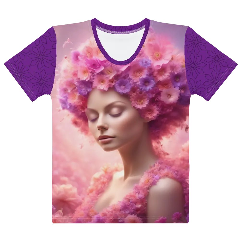 Pink Flower Girl T-Shirt product image (12)