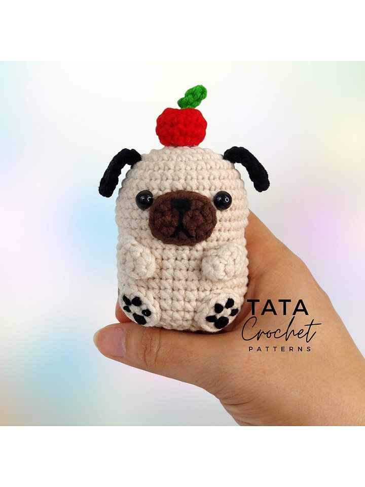 PDF Pattern -♡- Crochet Pug Dog product image (1)