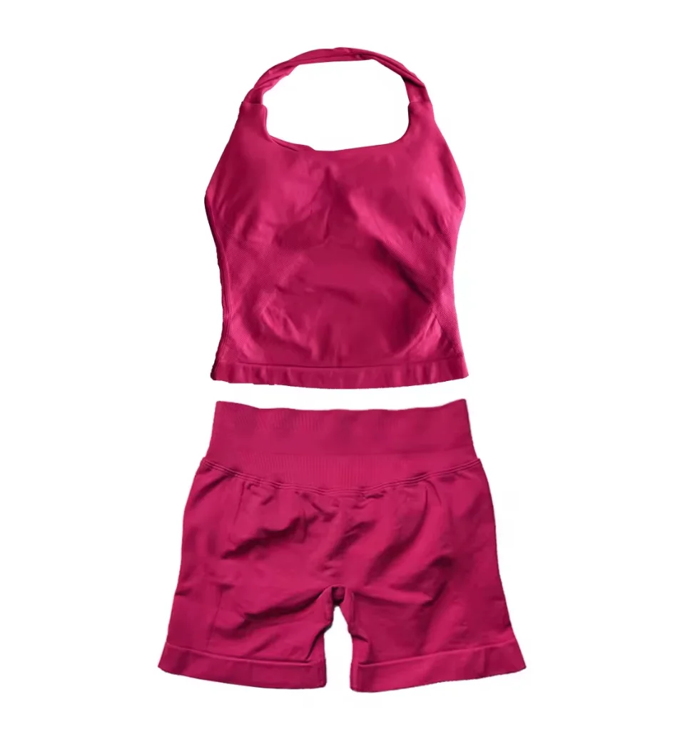 Wild Berry 🍓 Summer Peach Halter Top Set Guaranteed 🍑 Fit to Size. product image (1)