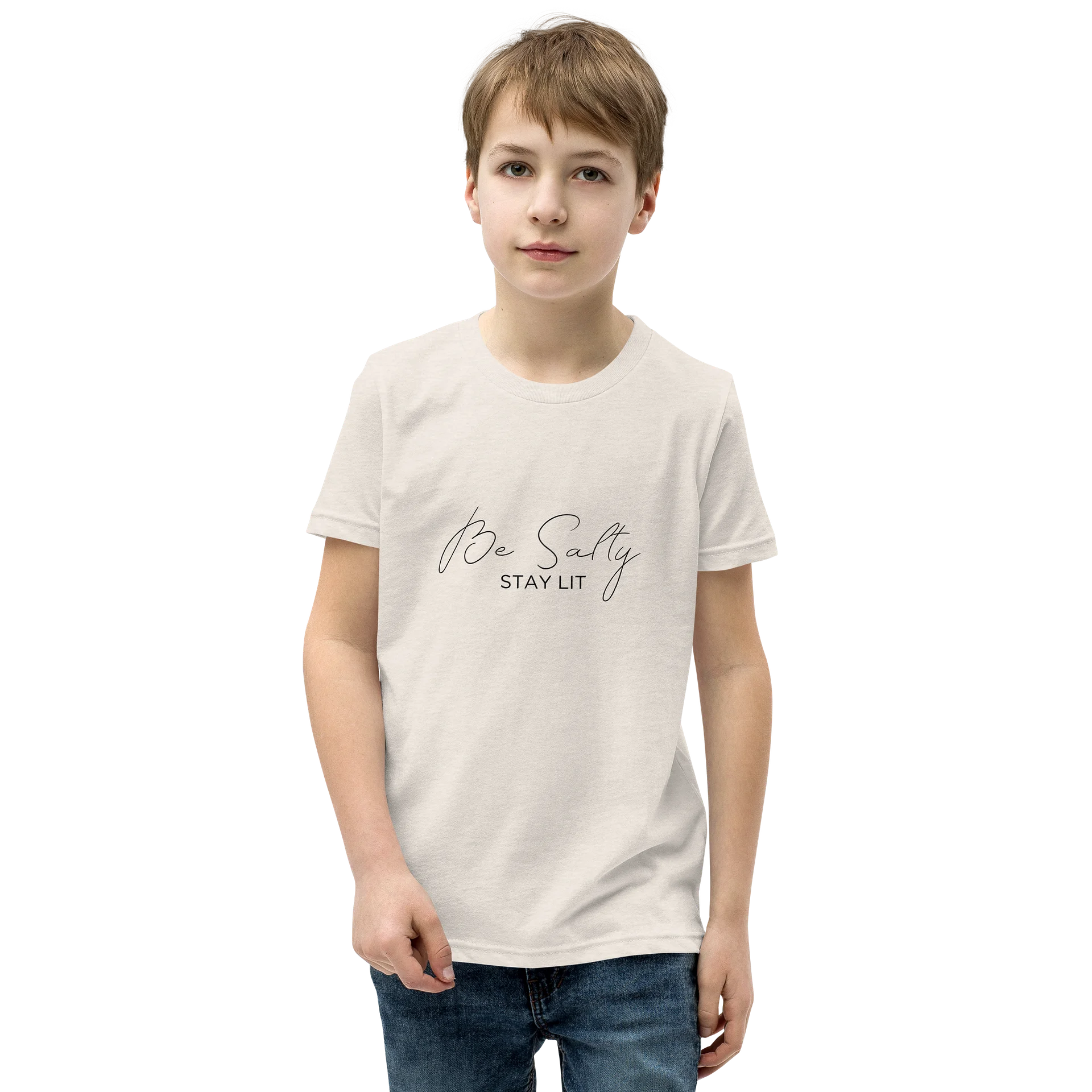 Be Salty Stay Lit Kids T-Shirt product image (3)