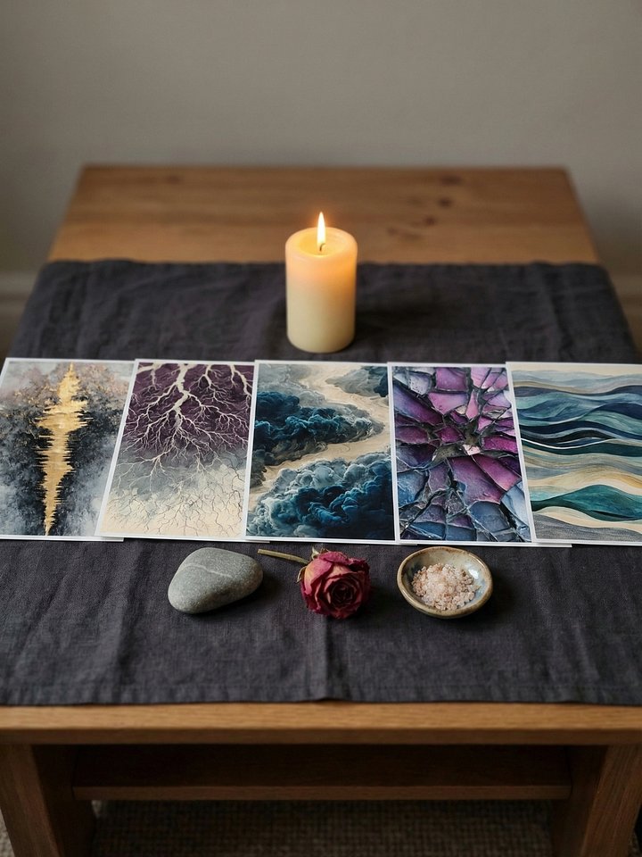 Grief Altar Prints — Complete Set of 5 | Wrought & Woven Collection product image (1)