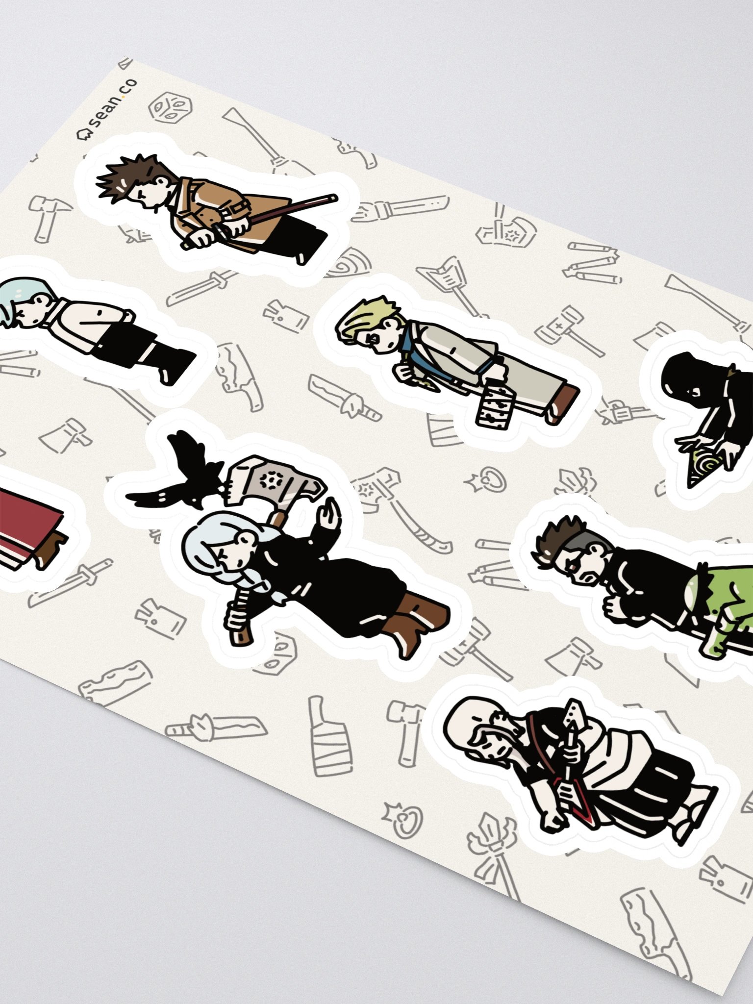 Jujutsu Sorcerers Sticker Sheet | Mei Mei Ui Ui Nanami Ino Kusakabe Gakuganji Utahime Yaga product image (2)