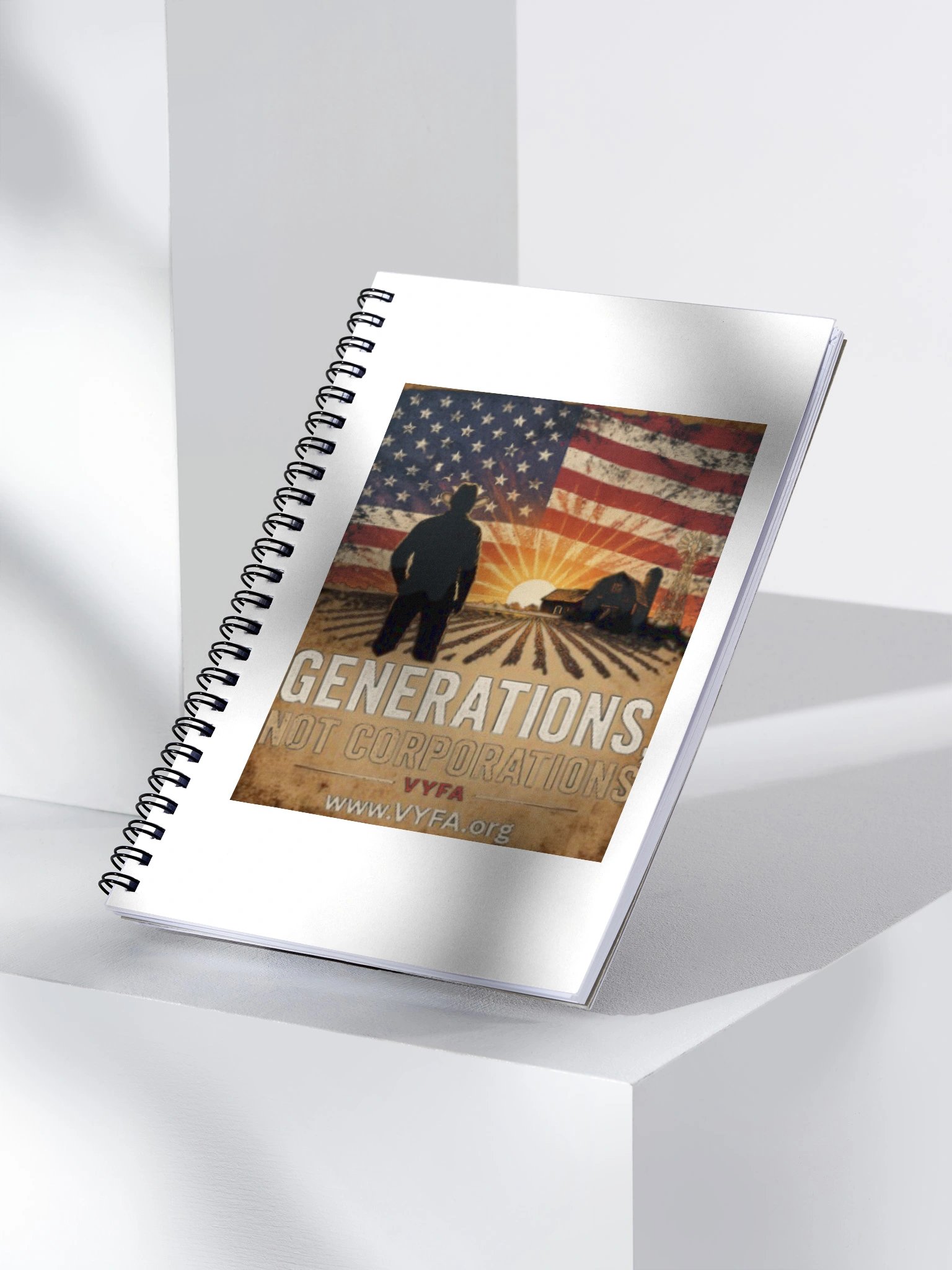 Generations Not Corporations Spiral Notebook product image (3)