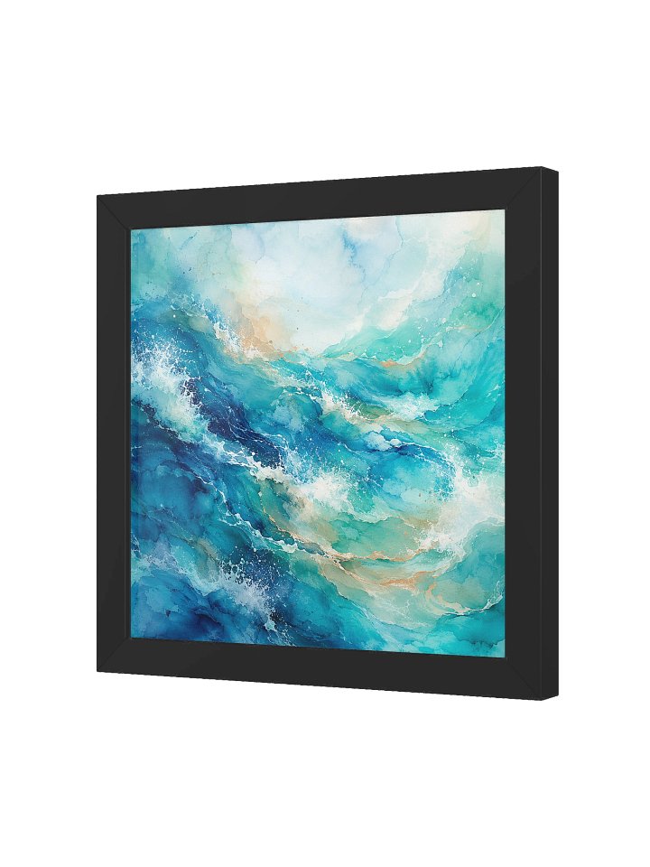 Ocean Mist Abstract Wall Art Print product image (10)
