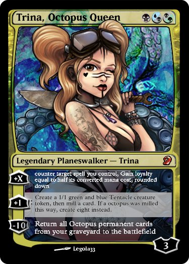 MTG Trina Planeswalker Card product image (1)