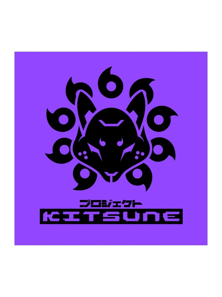 Project Kistune Logo Sticker (Purple BG) product image (2)