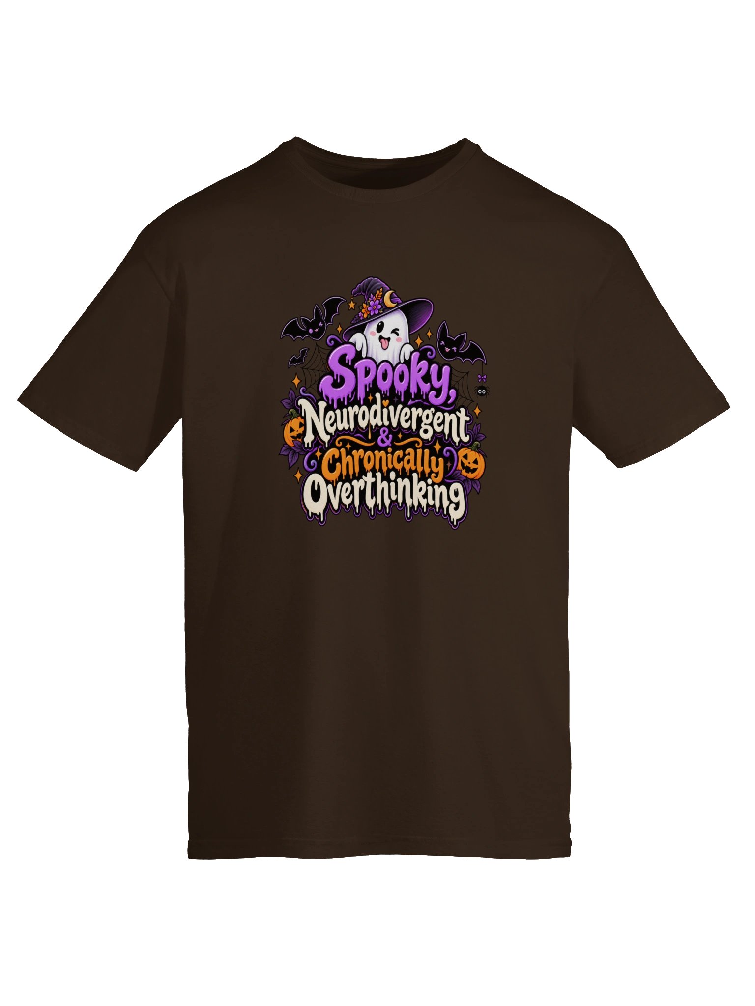 Spooky, Neurodivergent & Chronically Overthinking | Funny Halloween T-Shirt product image (89)