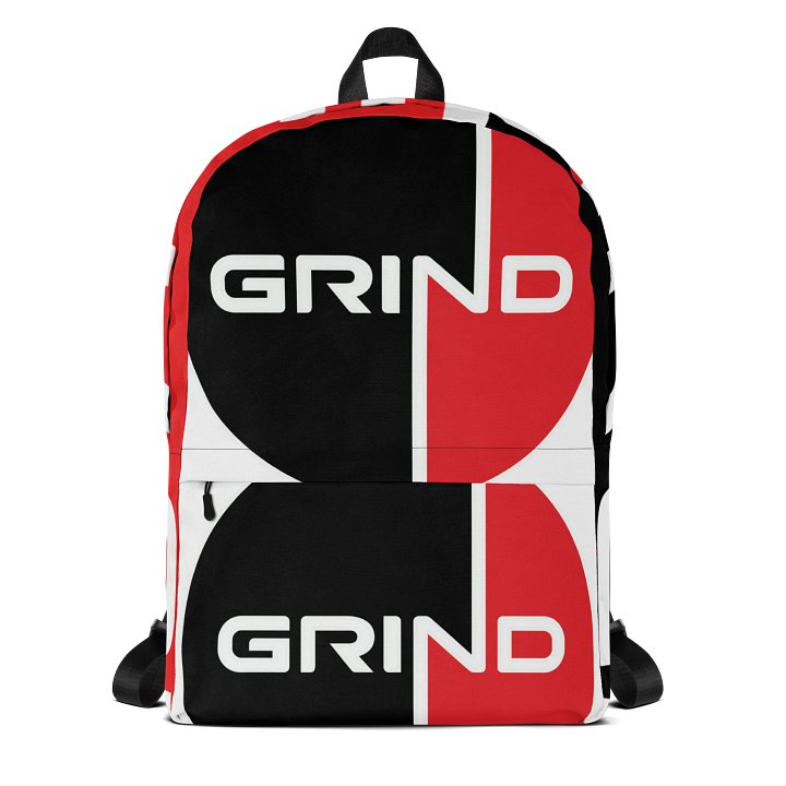 Double Vision Split Logo All-Over Backpack product image (1)