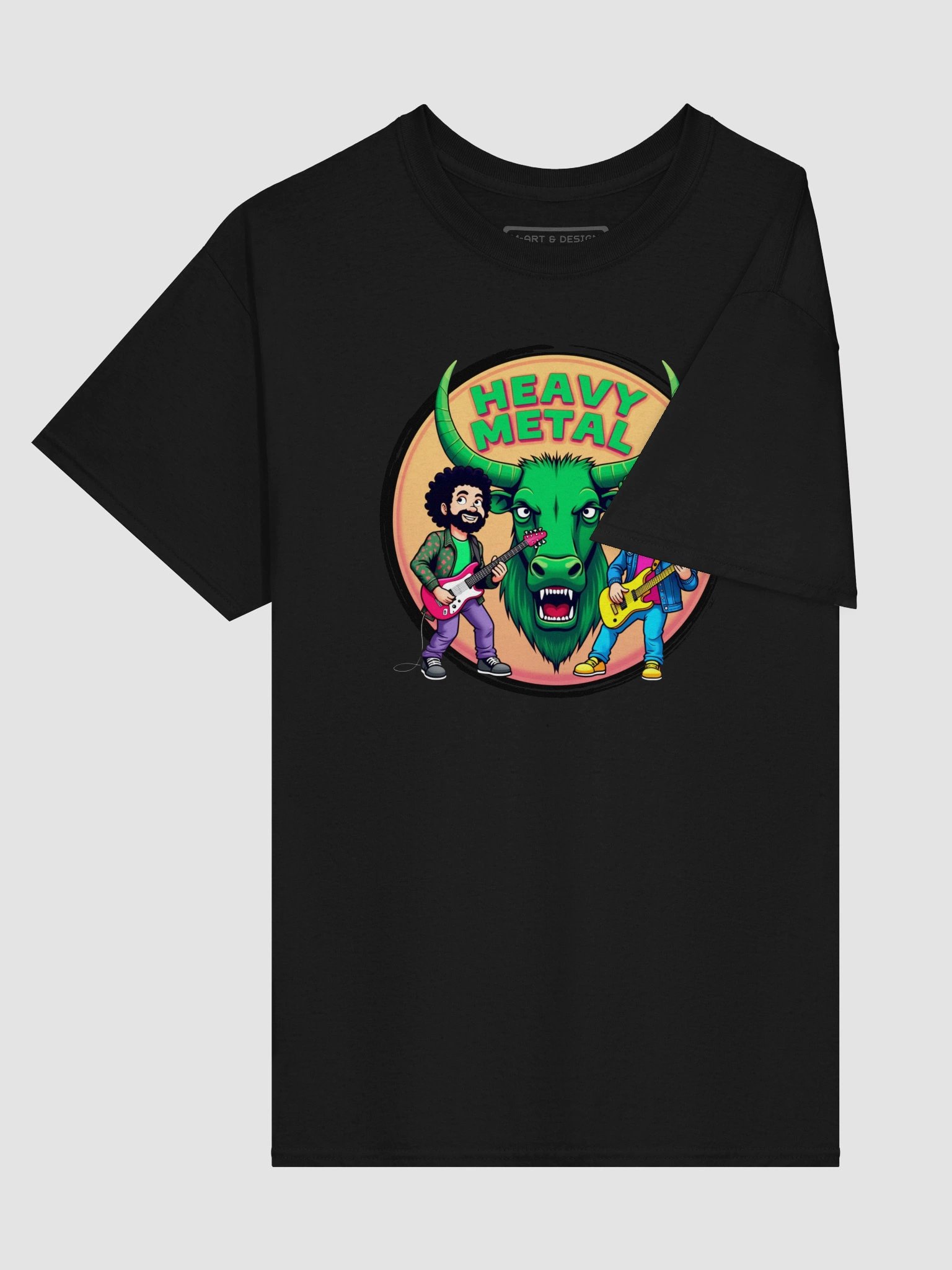 Bullshock: The Metal Charge - Heavy Metal - M-ART & DESIGN Tee product image (3)