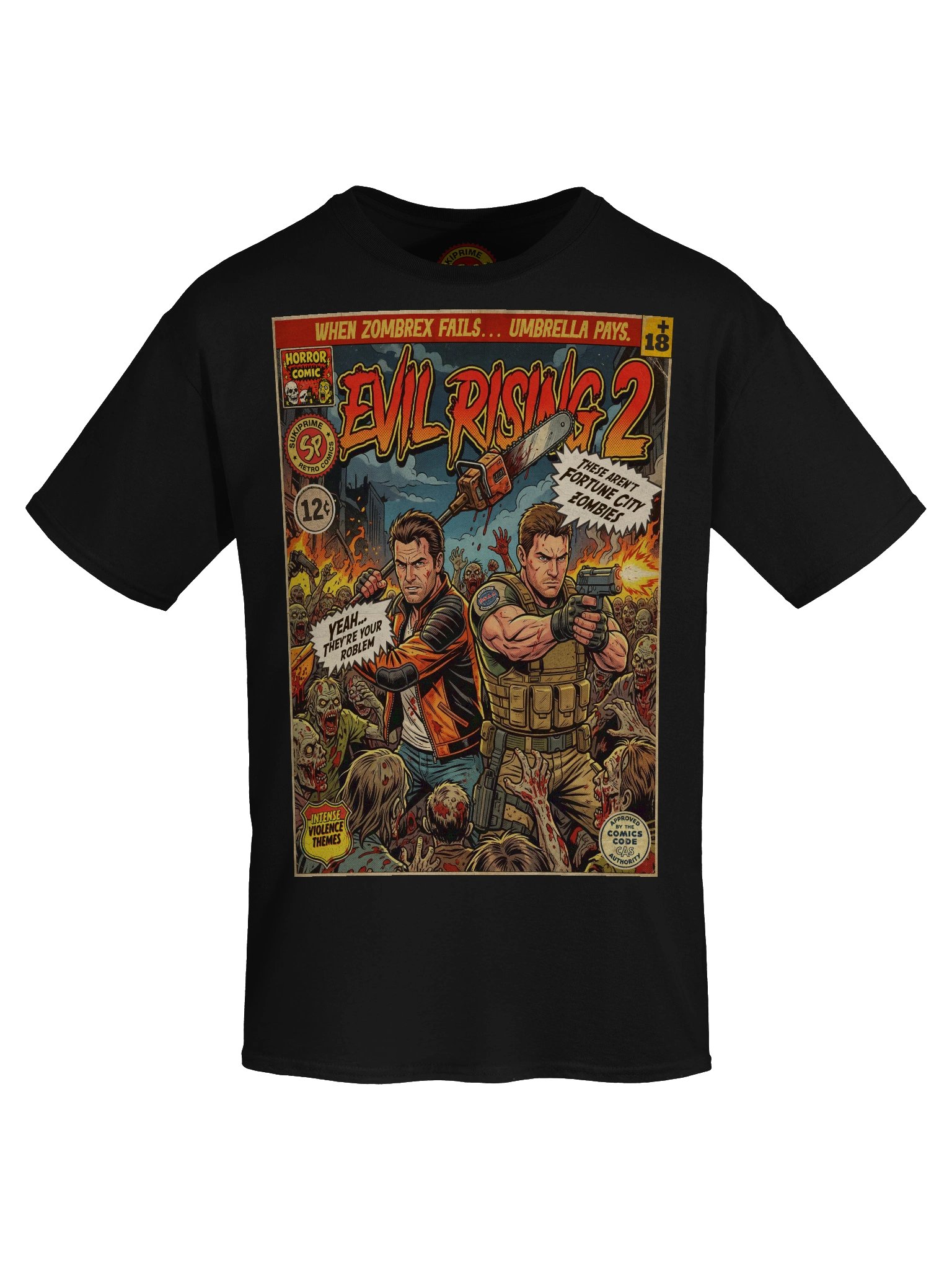 Evil Rising 2 Comic Art T-Shirt product image (5)
