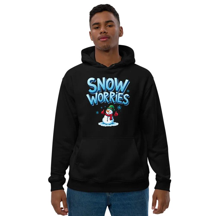 Snow Worries Eco Hoodie product image (1)