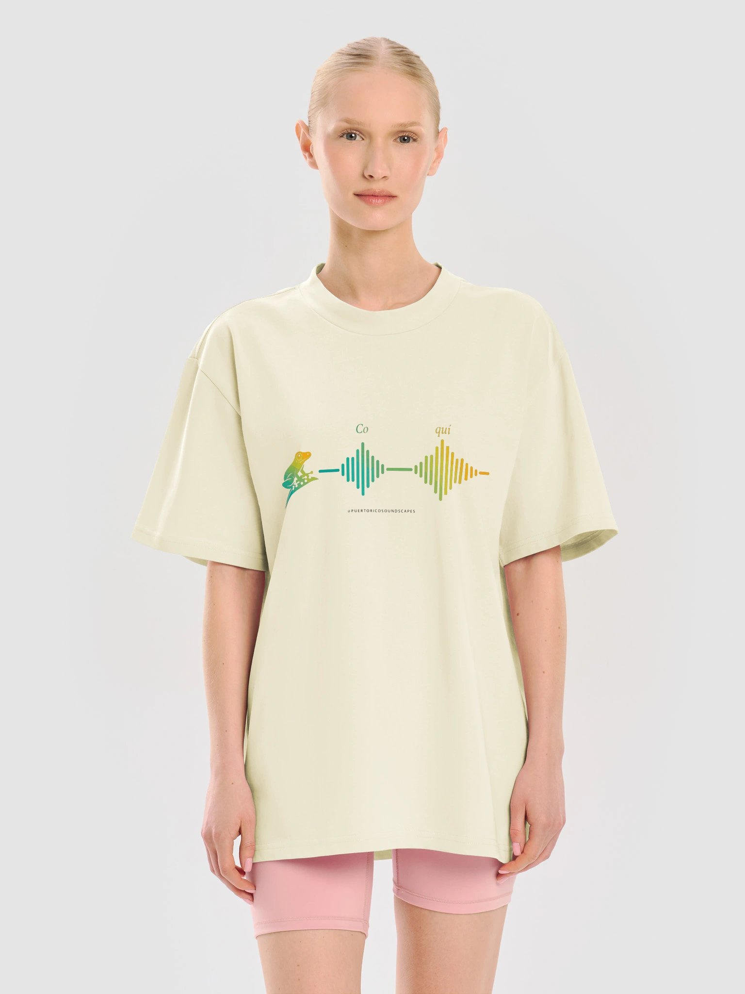 Coquí Wave Tee — Natural product image (9)