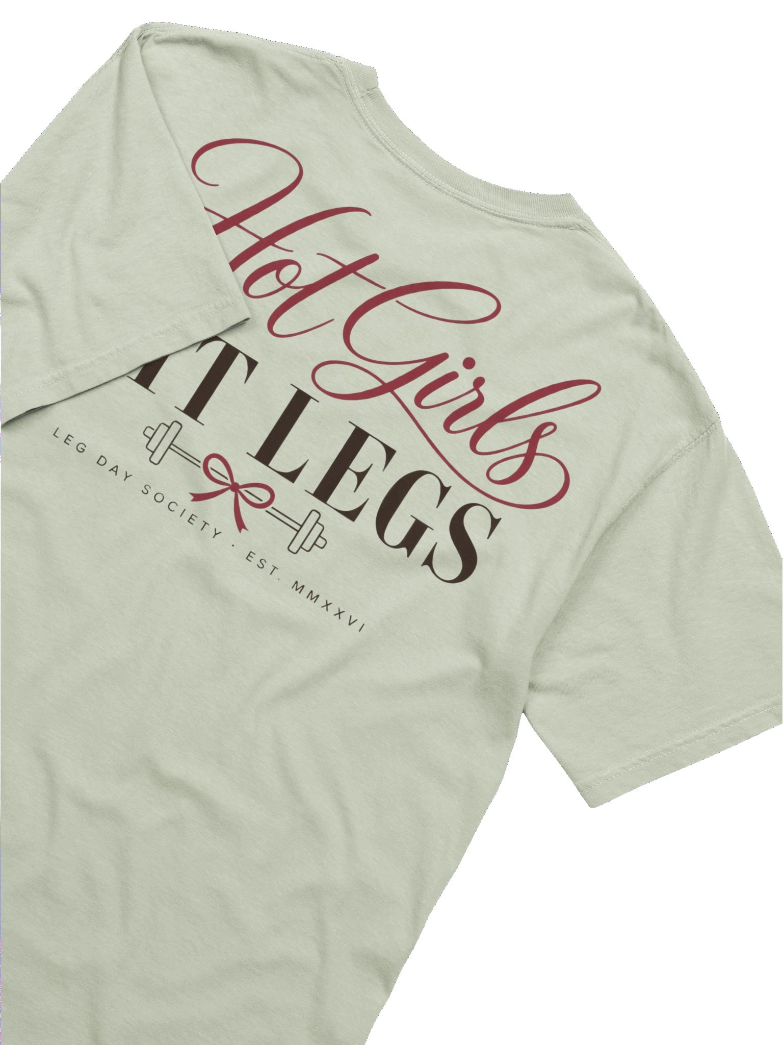 Hot Girls Hit Legs Oversized Gym Tee | Pump Cover product image (2)