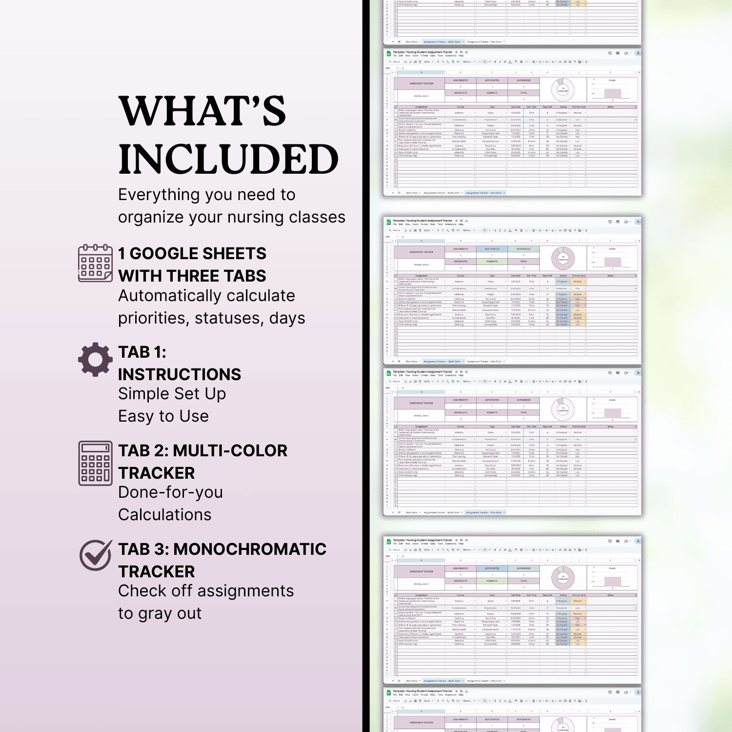 Nursing School Assignment Tracker product image (2)