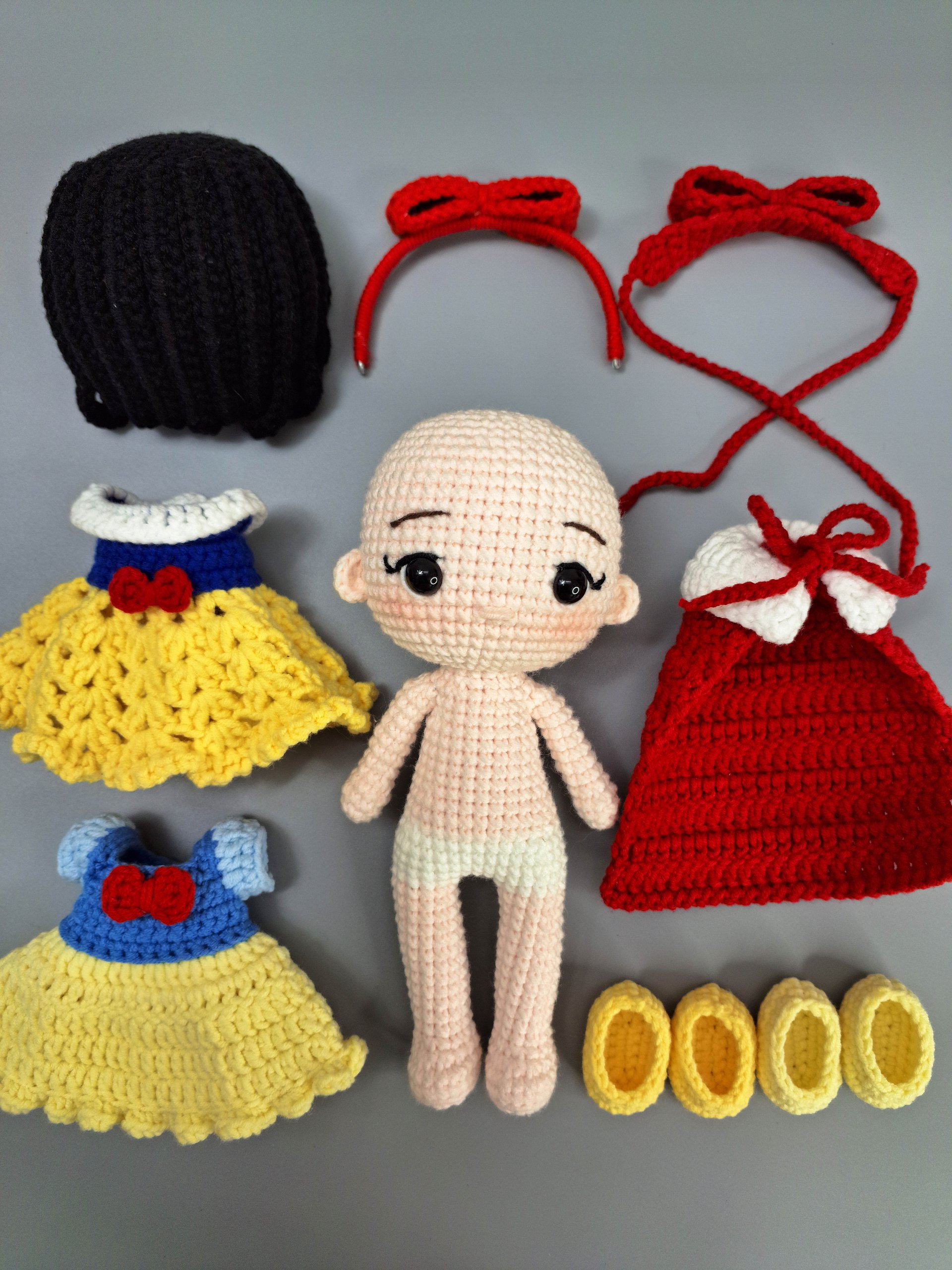 PDF -♡- Doll Dress Up & Transformation -♡- Princess Amigurumi Crochet Pattern product image (2)