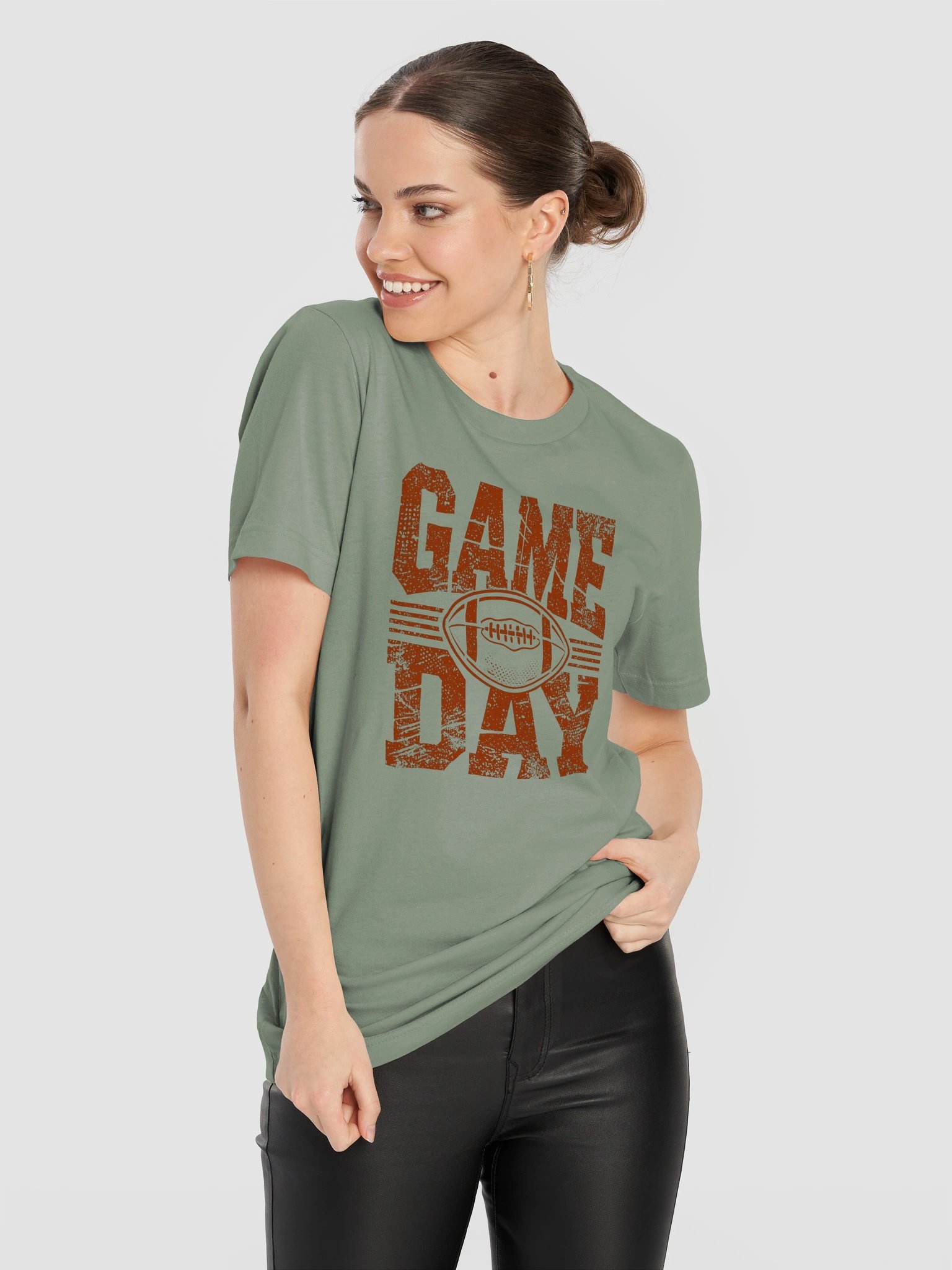 Game Day Football T-Shirt | Vintage Distressed Football Fan Tee 🍂 product image (109)
