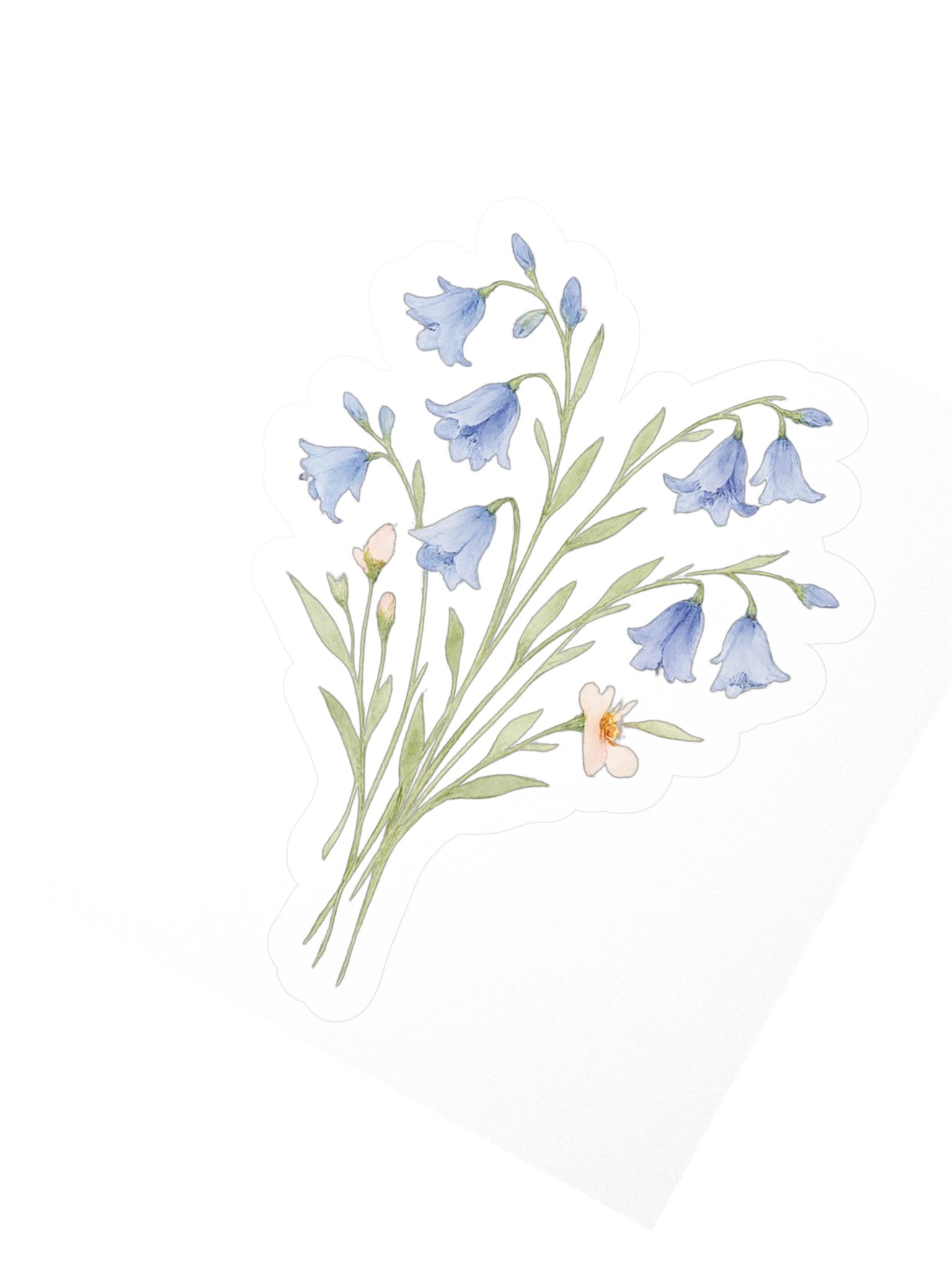 Bluebell Mist Sticker — The Meadowlight Wildflower Collection product image (5)