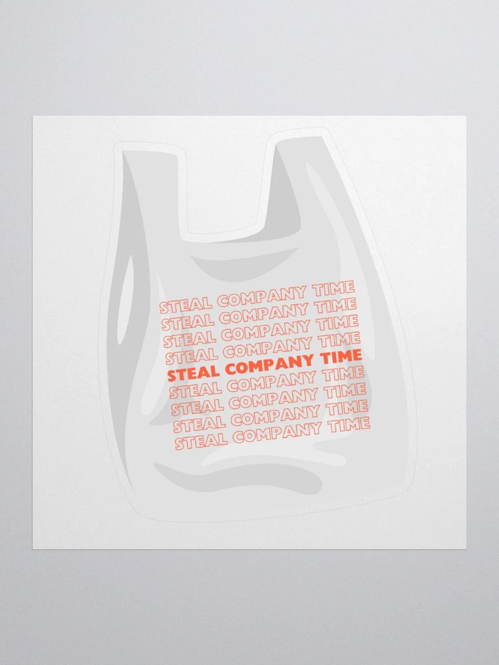 Steal Company Time bag stickers product image (1)