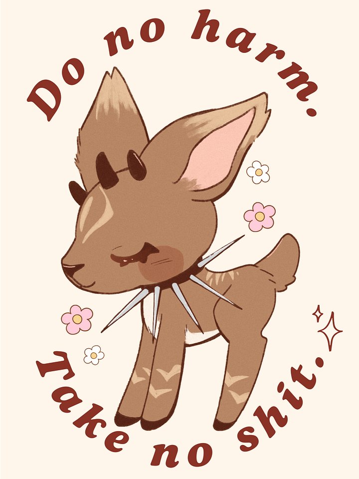 Do No Harm / Take No Sh*t sticker product image (1)
