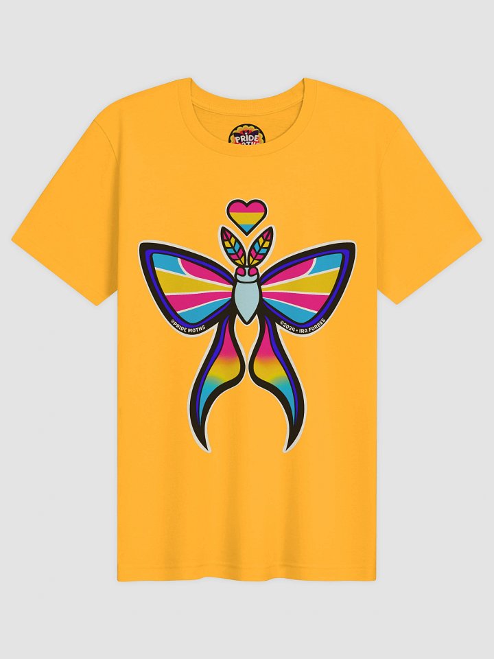 № 4 | PANSEXUAL PRIDE MOTH | GRAPHIC TEE | T-SHIRT product image (1)