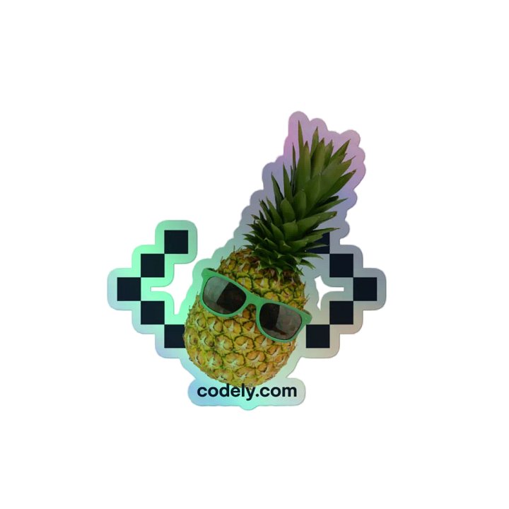 Pegatina Piña Holográfica product image (2)