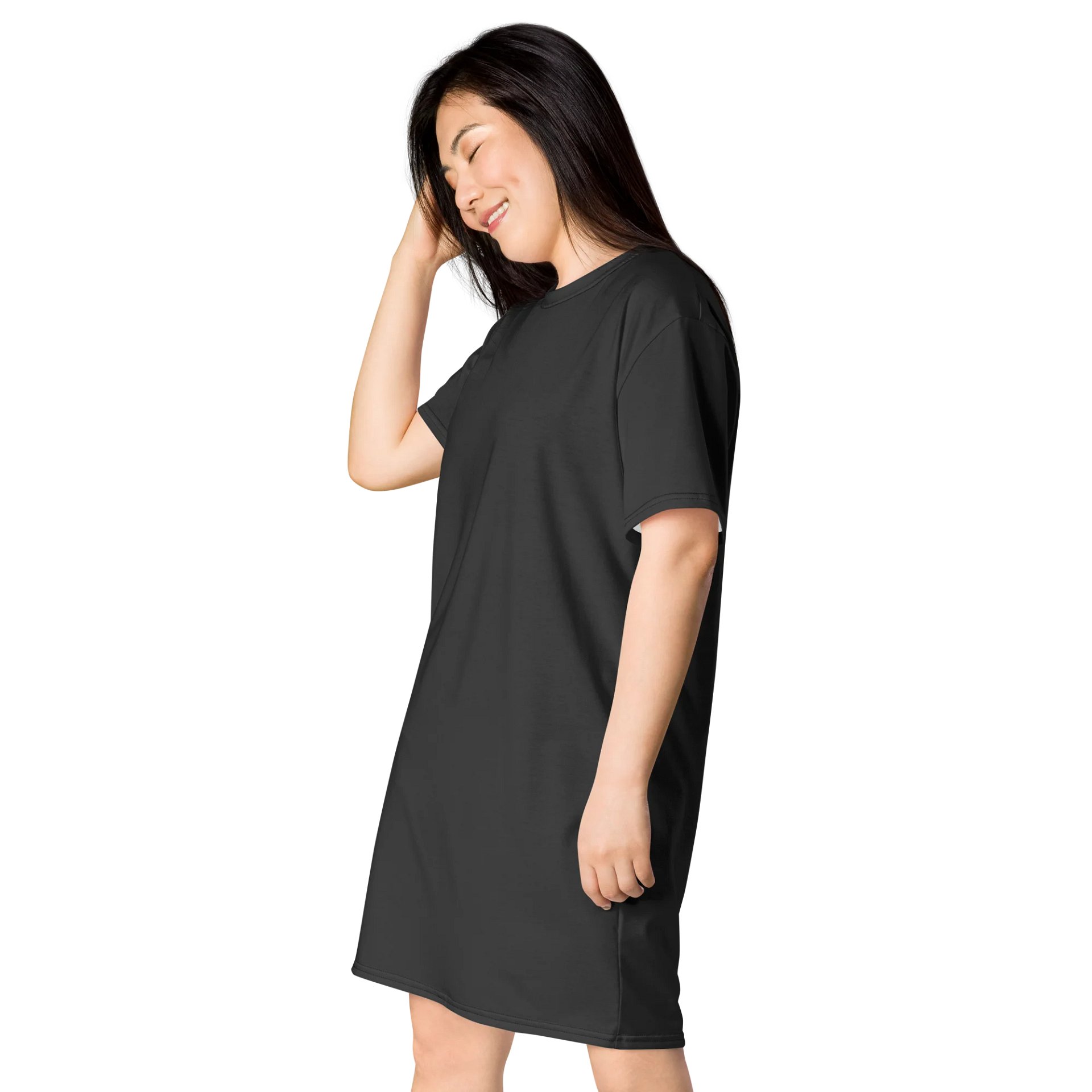 Eclipse Oversized T-Shirt Dress | Stretchy Fabric | Casual or Formal Style | Sizes 2XS-6XL | Exclusive Design product image (3)