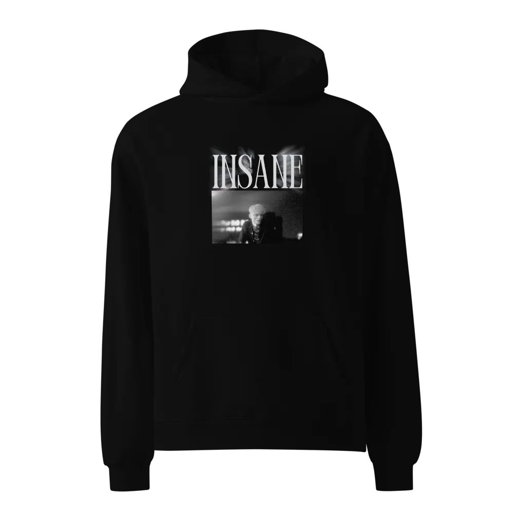 'I THINK YOU MADE ME INSANE' Oversized Hoodie product image (3)