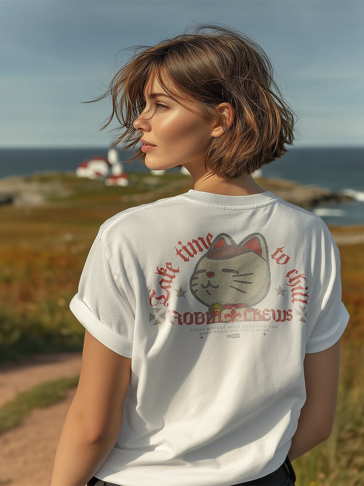 Take Time To Chill Cat T Shirt RobinCrews Signature product image (2)