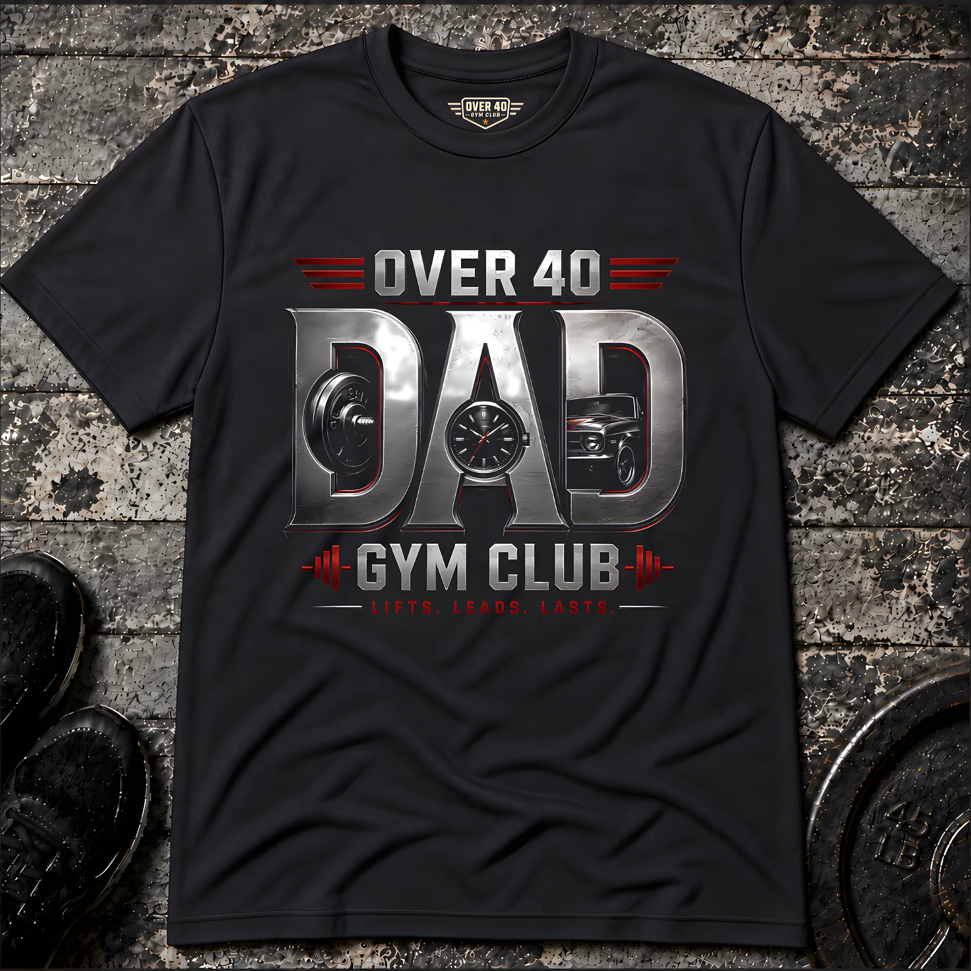 Dad Gym Club T-Shirt product image (1)