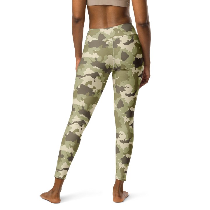 Camouflage Couture High-Waisted Leggings - Desert Tactical Pattern product image (2)