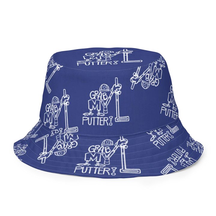 Grab My Putter Reversible Bucket Hat: Large Logo product image (2)