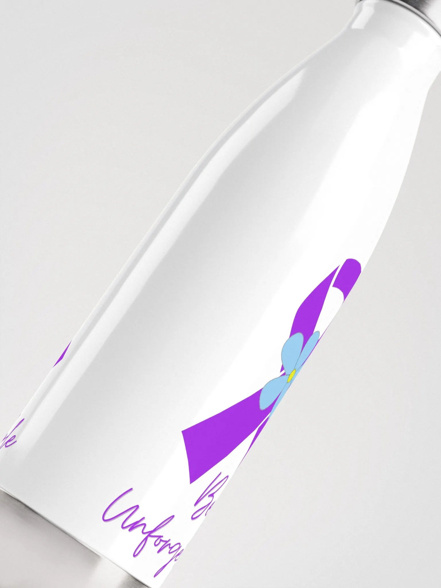 Alzheimers Awareness Stainless Steel Water Bottle product image (5)