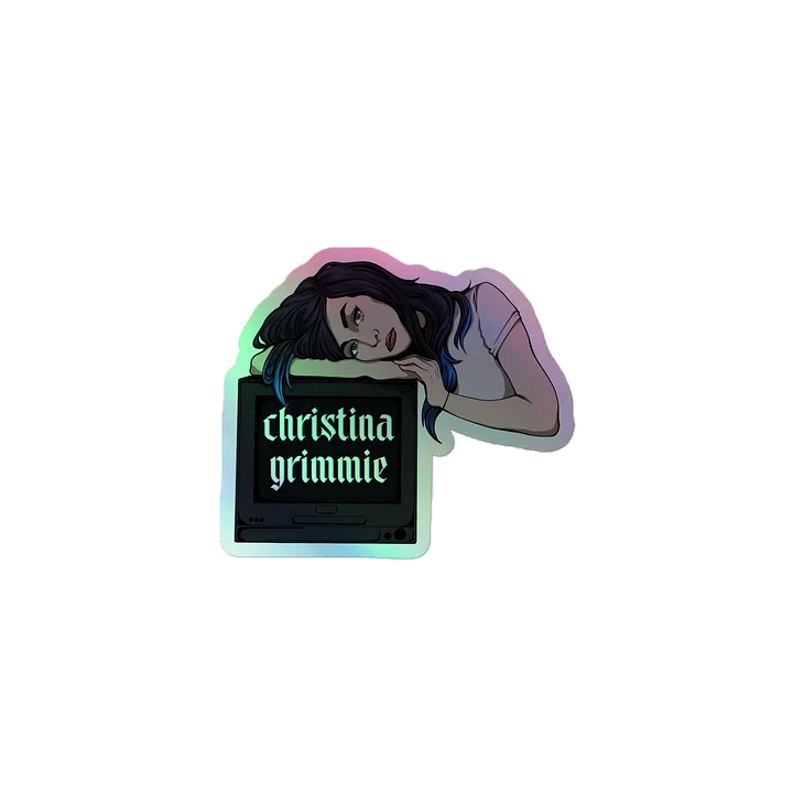 Grimmie TV Holographic Sticker product image (1)