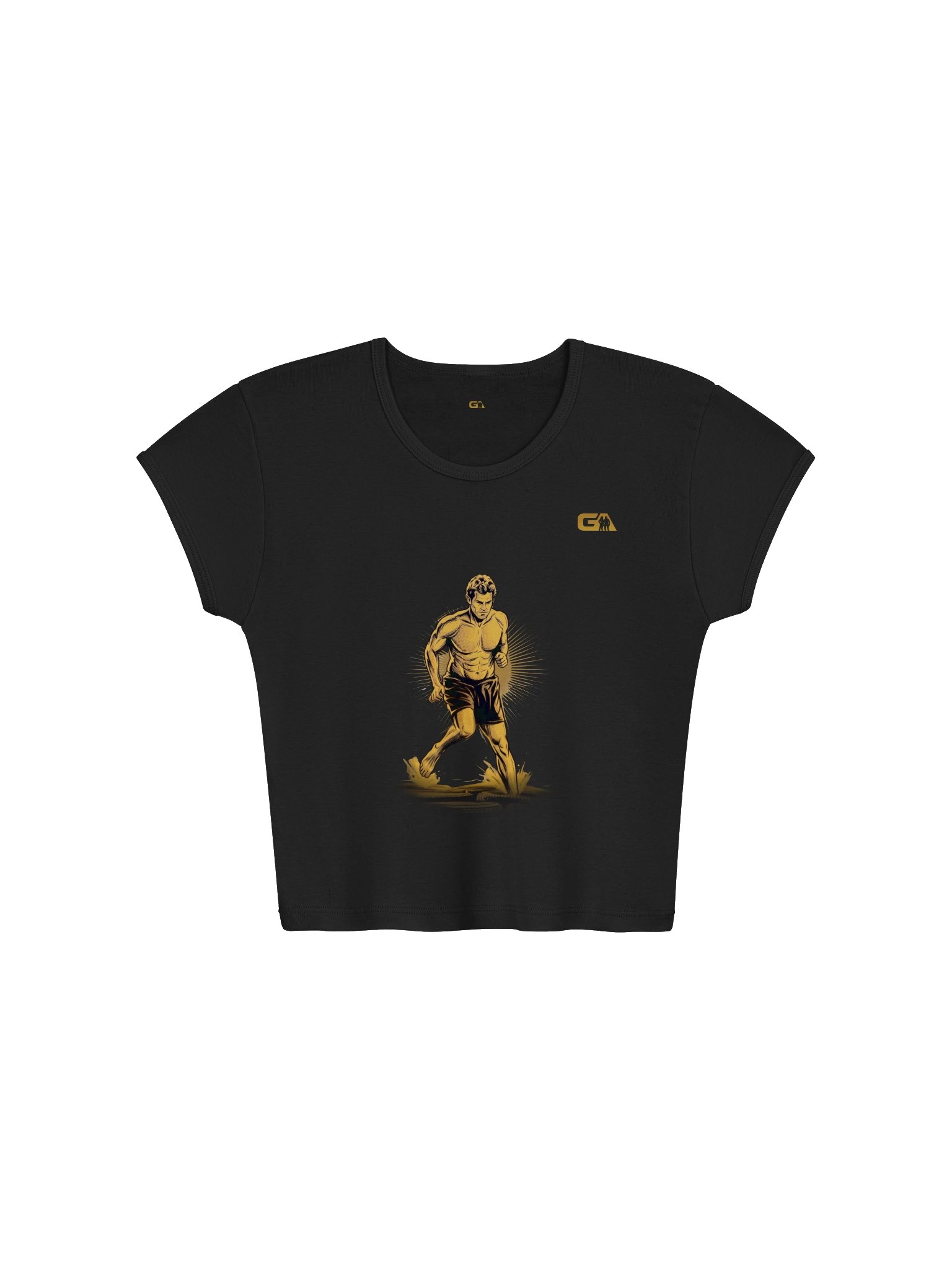 THE GRIND - Ribbed Baby Tee Crop Top product image (6)